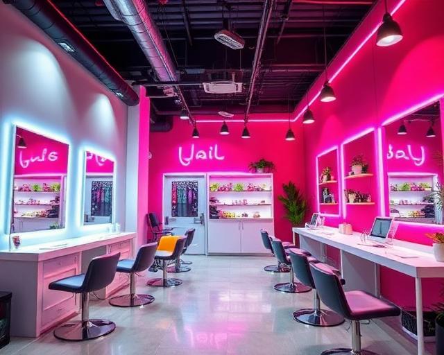 Neon Nails Bar